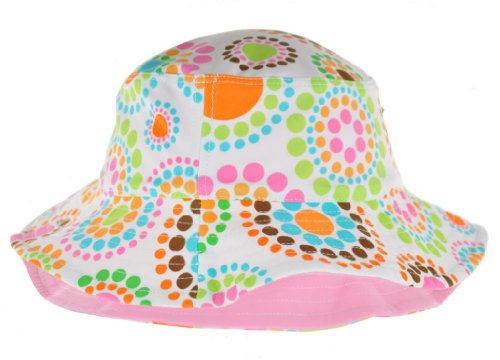 Girls UV Sun Protective Reversible Bucket Hats (UPF 50+)