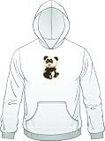 Cute Panda Cub Logo Men's Hoodie Sweat Shirt Small thru 4XL