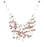 Image of Oi! - Ladies Pink Fresh Water Pearl and Crystal Necklace - N0088