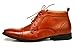 Ferro Aldo Mens Fashion Ankle Boots Shoes Lace Cap Toe Style in Italy Brown