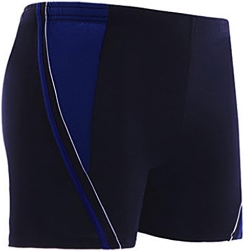 StoSport Women's Solid Black Bikini Bottom Front Mesh lining Boy Shorts Blue+Deep Blue XL