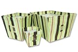 Pixie Stix Dot Fabric Storage Bins-Set of 3 by Trend Lab
