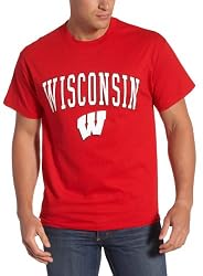 Wisconsin Badgers 100% Cotton Short Sleeve T-Shirt