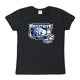 Adirondack Frostbite Hockey Logo Ladies T-Shirt - Black