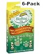 BioBag Biodegradable Dog Waste Bags - 6 Pack