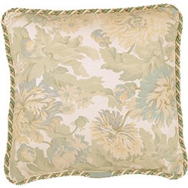 Natchez Blue Floral Throw Pillow - Natchez Blue Collection by Hatteras Hammocks