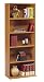 Bush(R) Universal 72 7/8in. Bookcase, 5 Shelves, Natural Cherry