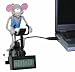 Electronics : Novelty USB Exercise Mouse, the Faster you type the faster he pedals!!