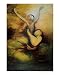 Joy and Sorrow Abstract Giclee Poster Print by Sheri Schmidt, 8x10
