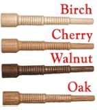 Miller Dowels 1X Dowel Pins 2 3/4" Long 3/8" Diameter Cap Oak (Bag 40)