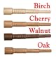 Miller Dowels 1X Dowel Pins 2 3/4" Long 3/8" Diameter Cap Birch (Bag 40)