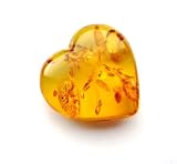 Baltic Amber Heart Shaped Gemstone Unusual Interesting Present