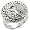 Silver Tone CZ Coiled Snake Ring SZ 6