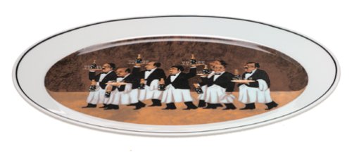 Eschenbach Guy Buffet 16-Inch Bottle Brigade Oval Platter