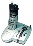 Northwestern Bell 35808-4 5.8 GHz Analog Cordless Phone with Answering System and Caller ID (Silver/Black)