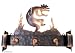 Iron coat rack, 'Kokopelli Serenade'