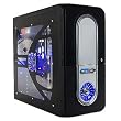 9-Bay ATX Window Case w/450W Power Supply (Silver/Black)