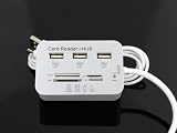 ECOMGEAR(TM) SD MS M2 TF Memory Card Reader + Camera Keyboard USB2.0 Hub Comb for iPad iPad 2