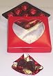 Scott's Cakes 1/2 lb. Dark Chocolate Covered Bourbon Cherries in a Heart Box