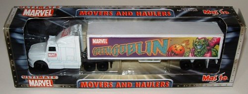  Ultimate Marvel Movers and Haulers Trailers SPIDER-MAN GREEN GOBLIN TRUCK TRAILER 1:64 scale