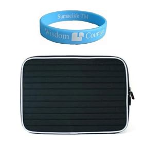Dell Adamo 13 inch Black Netbook Sleeve + Wristband