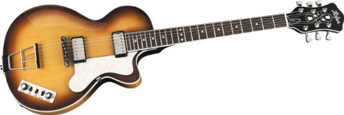 Hofner CT Club Semi-Hollow Electric Guitar, Cherry