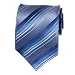 Apparel : NEW 100% SILK Boys Necktie Neck Tie Blue White Stripe