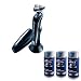 Norelco 1050X with 3pack Hs800 Men Shaving Conditioner