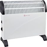 Harewood 2KW Convector Heater, 3 Heating Powers