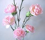 from JustArtificial Artificial Silk Carnation Spray - 67cm, Pink
