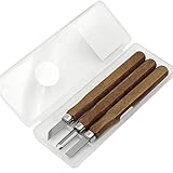Anself 3pcs/8pcs/12pcs 彫刻刀 ツール 手作り 木製カットナイフキット 木版DIYツール 木工彫刻刀 木彫り アートナイフ