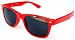 Fashion Color Frame - Classic Unisex Sunglasses by Elieshades (Red)