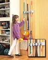 Magic Holder 5 Position Broom and Mop holder- 2 pack