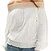 Sunward Sexy Women's Off-shoulder Strapless Long Sleeve Shirt Casual Blouse Tops