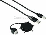 Hama Multi Mini USB Adapter Set (Hama consumables, Accessory) Universal star-shaped adapter for the five most common mini USB interfaces