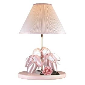 Lite Source 3BA30108 Ballerina Lamp with Night Light