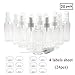 Small Spray Bottles 2.7oz Fine Mist Travel Size Refillable Clear Color Plastic 20 pcs