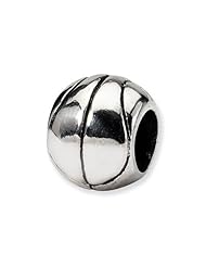 Reflections(tm) Sterling Silver Basketball Bead / Charm