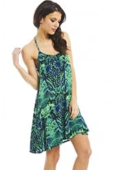 Cotton Tropical Print  Dress