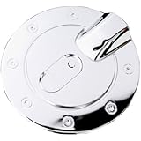 E-Autogrilles 66-2011 Triple Chrome Plated ABS Gas Door Cover for 04-12 Chevrolet Colorado+04-12 GMC Canyon+06-08 Isuzu I Series