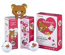 ダンロップ リラックマ（ミラクルエブリオＳ３２８） ゴルフボール半ダース（６個入り）