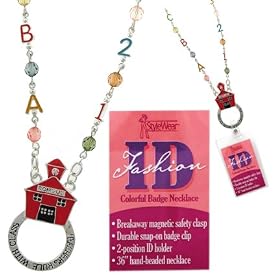 Fashion ID TEACHER Badge Holder w/ BreakAway Neck thumbnail