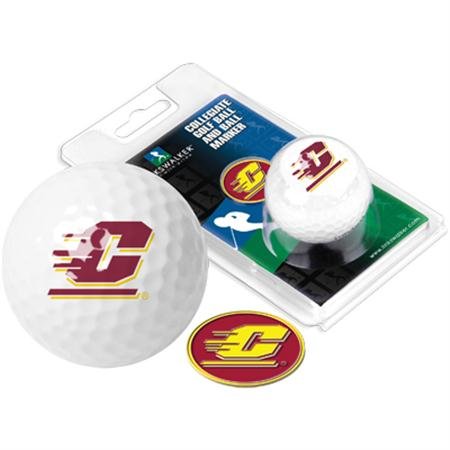 Central Michigan Chippewas Cmu Ncaa Collegiate Logo Golf Ball Ball Marker