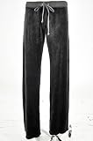 Juicy Couture Top Hat Velour Drawstring Pants (Small)