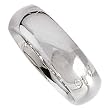Platinum Sheer Fashion Comfort Fit Wedding Band