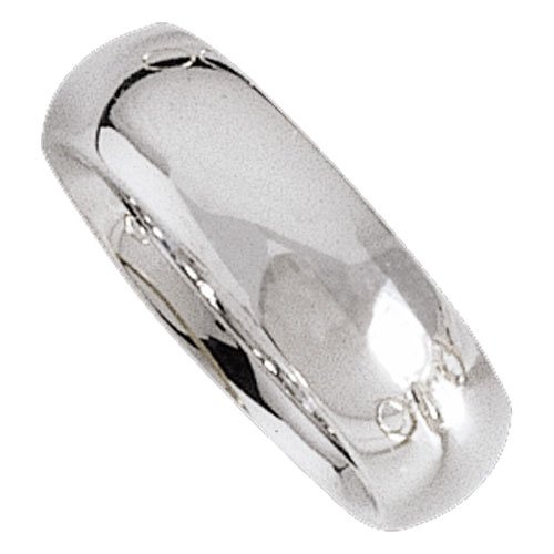 14Kt White Gold Comfort Fit Wedding Band