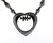 Apparel : Hematite Necklace 16-18 Inches in Length - Heart with Discs