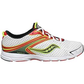 Saucony Grid Type A3 Mens Running Shoes - White Red Citron by Saucony