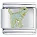 Dalmatian Dog Italian Charm Bracelet
