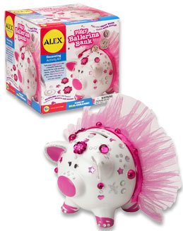 414C1T2TWQL Piggy Ballerina Bank Craft Kit